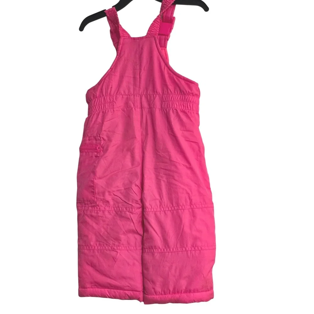 Carters Pink Snow Bibs Overalls Pants Toddler Baby 12 Months Winter Ski‎